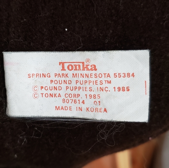 Pound Puppies Vintage Original 1985 by Tonka Bundle of 3 Plush Dog Puppy - Picture 9 of 12